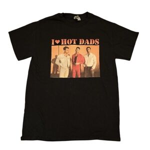 ✨️2 For 20✨️Black Graphic I ❤️ Hot Dads Jonas Brothers T-Shirt